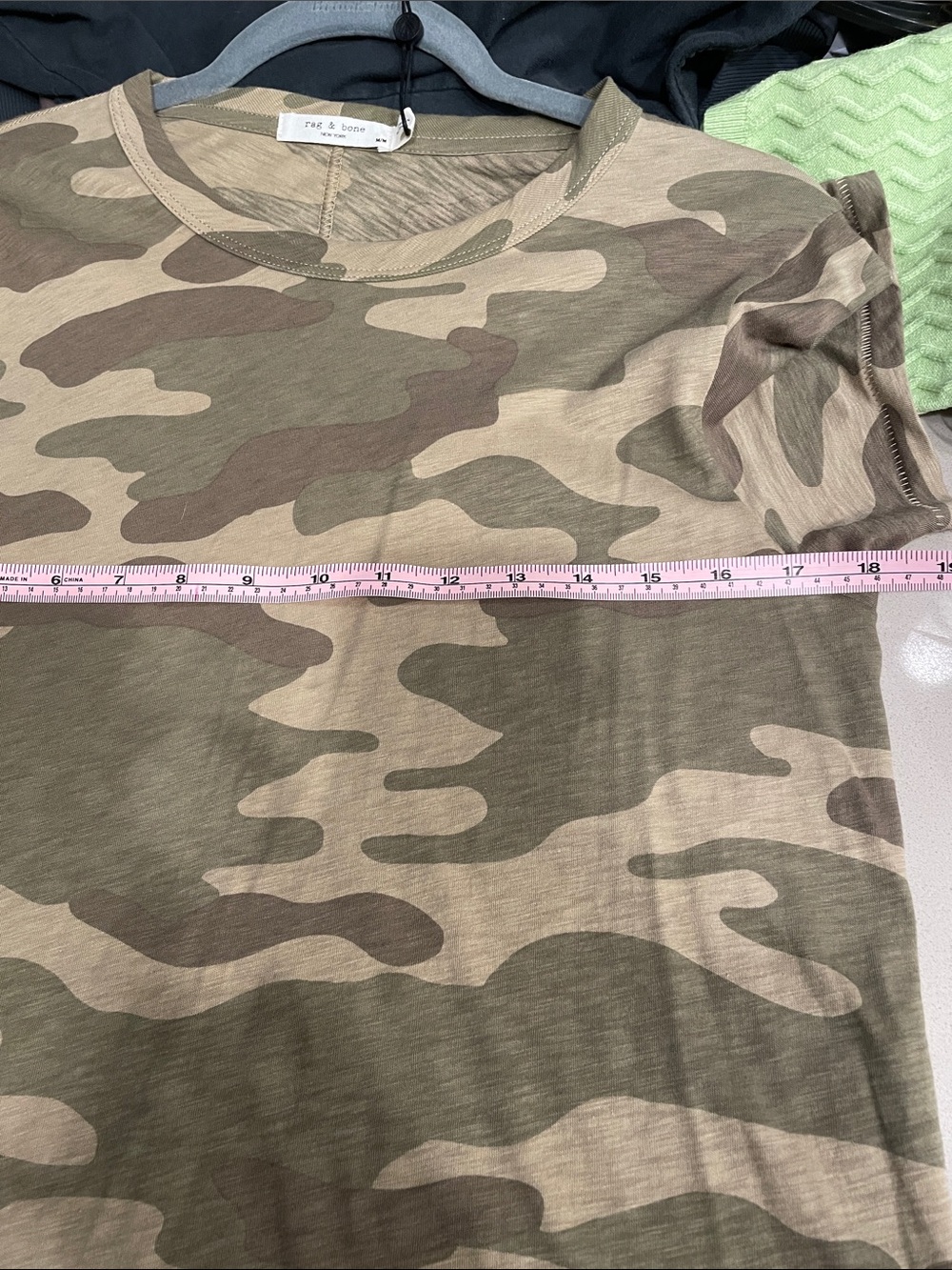 NWT Rag & Bone camo super soft Tee - Picture 6 of 7